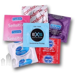 Plānāko prezervatīvu komplekts (100 gab.)