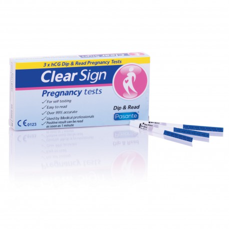 Pasante Clear Sign grūtniecības tests 3 gab.