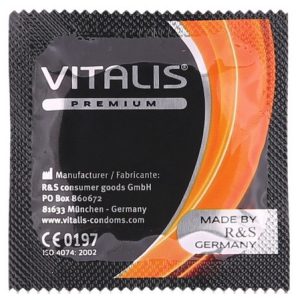 Vitalis Ribbed презервативы Презервативы Vitalis Ribbed prezervatīvi