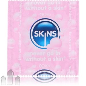 Skins Bubblegum Презервативы 1 Skins Bubblegum
