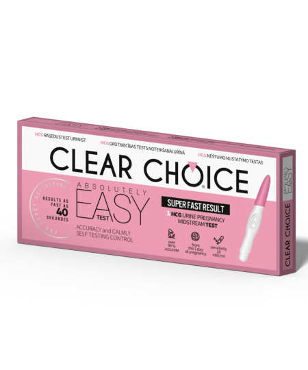 Clear Choice Easy tests Grūtniecības tests
