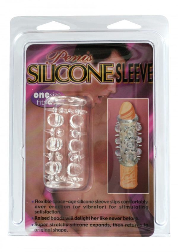 Silicone Sleeve Penis Кольца и насадки 1 Silicone Penis Sleeve Peņa uzmava no silikona