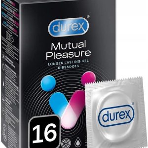 Durex Mutual pleasure 16 шт. Презервативы 1 Durex Mutual pleasure 16 gab.
