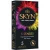 5 Senses (5 gab.) skyn prezervatīvi SKYN „5 Senses" prezervatyvų dėžutė