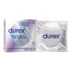 Invisible Extra Lubricated 3 gab. durex prezervatīvi Durex Invisible Extra Lubricated 3 vnt. prezervatyvų dėžutė