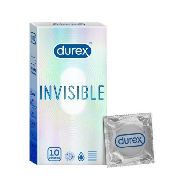Invisible 10 gab. durex prezervatīvi Durex Invisible 10 vnt. prezervatyvų dėžutė