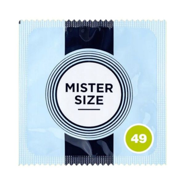 49 mm prezervatīvi Mister Size 49 mm prezervatyvai