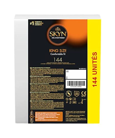 SKYN Large 144 vnt. prezervatyvų dėžutė