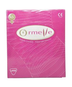 Ormelle Female Condom 5 gab. sieviešu prezervatīvi 9 Ormelle Female Condom 5 gab. sieviešu prezervatīvu iepakojums