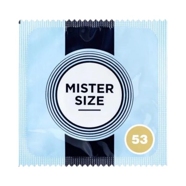 53 mm prezervatīvi Mister Size 53 mm prezervatyvai