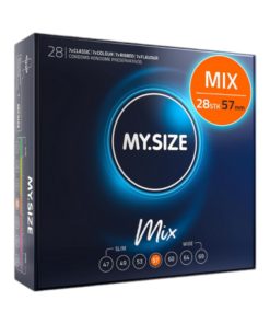 Mix 57 mm 28 gab. my.size pro prezervatīvi 1 MY.SIZE PRO Mix 57 mm 28 gab iepakojums