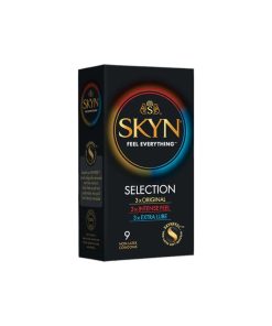 SKYN SELECTION 9 gab. skyn prezervatīvi SKYN SELECTION 9 vnt. prezervatyvų dėžutė