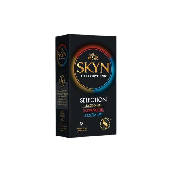 SKYN SELECTION 9 gab. skyn prezervatīvi SKYN SELECTION 9 vnt. prezervatyvų dėžutė
