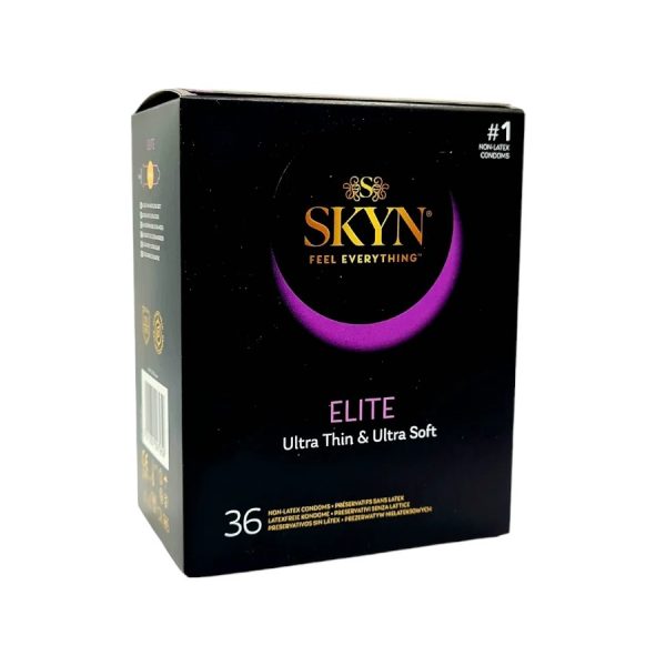 Elite 36 gab. skyn prezervatīvi SKYN Elite 36 vnt. prezervatyvų dėžutė