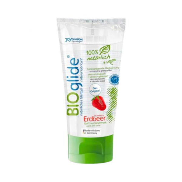 Bioglide Strawberry 80 ml orālie lubrikanti Bioglide Strawberry 80 ml lubrikantas