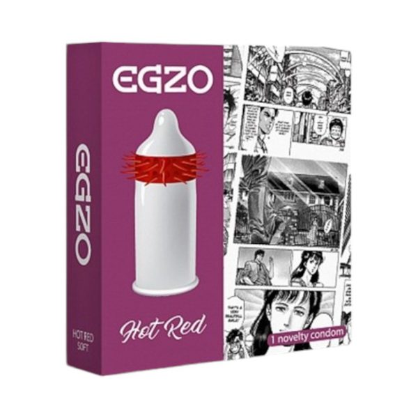 Uncle Bob egzo prezervatīvi 1 Egzo Hot Red prezervatyvai