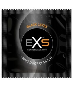 Black Latex exs prezervatīvi Exs Black Latex prezervatyvas