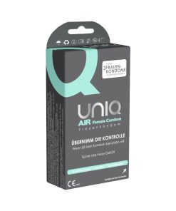Uniq Air Female Condoms 3 gab. sievie&scaron;u prezervatīvi 1 Uniq Air Female Condoms 3 gab.