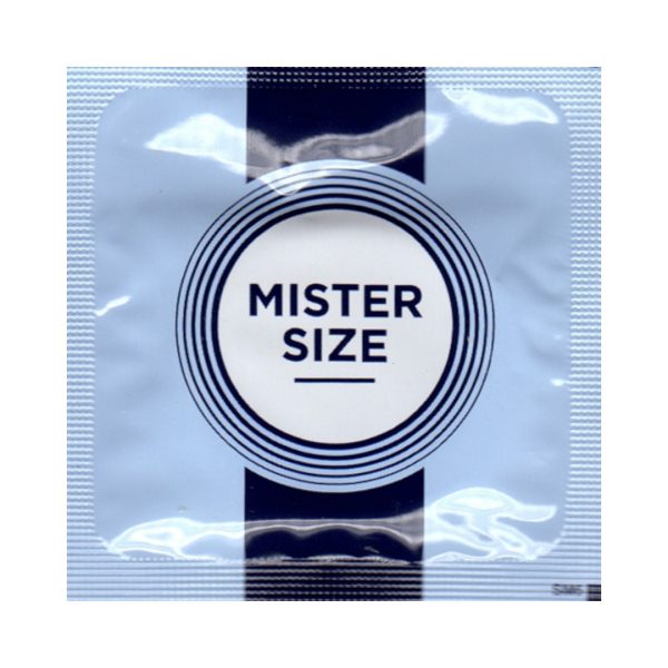 57 mm prezervatīvi 1 Mister Size prezervatyvai
