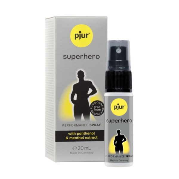 Pjur Superhero Spray 20 ml ejakulācijas aizkavēšanas spreji 2 Pjur Superhero Spray 20 ml