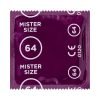 64 mm prezervatīvi 1 Mister Size 64 mm prezervatyvai