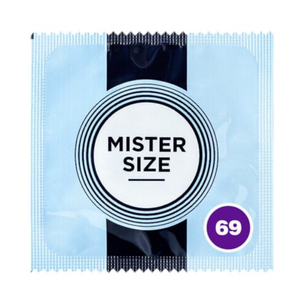 69 mm prezervatīvi Mister Size 69 mm prezervatyvai