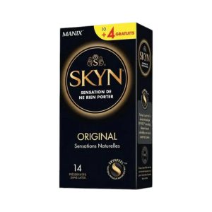 Original 14 gab. skyn prezervatīvi SKYN Original 14 vnt.prezervatyvų dėžutė