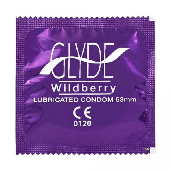 Wildberry prezervatīvi 4 Glyde Wilberry prezervatyvas