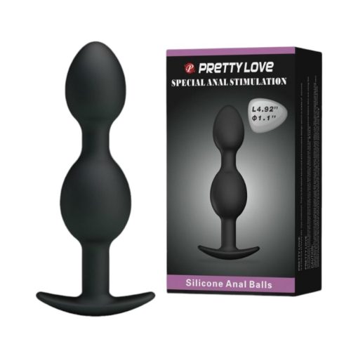 Silicone Anal Balls anālie rotaļlietas 1 Pretty Love Silicone Anal Balls analiniai kamuoliukai