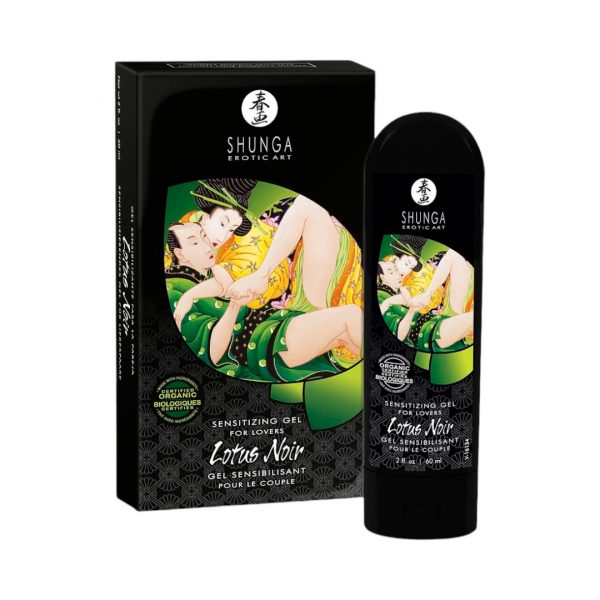 Shunga Lotus Noir stimulējošie krēmi sievietēm 2 SHUNGA LOTUS NOIR stimuliuojantis gelis