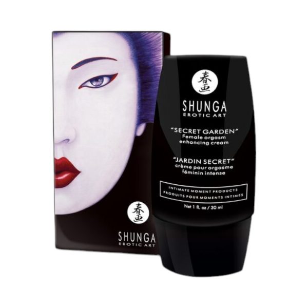 Shunga Secret Garden clitoral Orgazm Cream stimulējošie krēmi sievietēm 1 Shunga Secret Garden clitoral Orgazm Cream stimuliuojantis gelis moterims