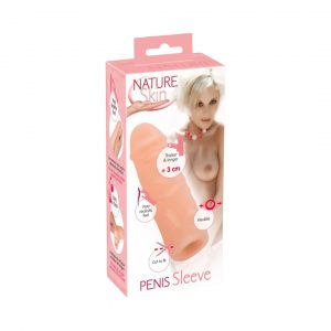 Adjustable Love Ring gredzeni un uzmavas 3 Nature Skin Penis Sleeve