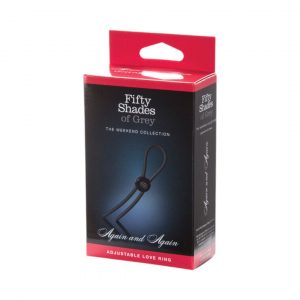 Adjustable Love Ring gredzeni un uzmavas 1 Fifty Shades Of Grey Adjustable Love Ring penio žiedas