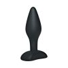 Black Velvets Silicone Butt Plug Small analiniam stimuliavimui