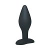 Black Velvets Silicone Butt Plug Large analiniam stimuliavimui