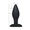 Black Velvets Silicone Butt Plug Large