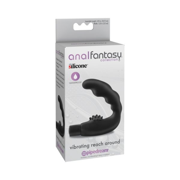 Vibrating Reach Around anālie rotaļlietas 1 Anal Fantasy Vibrating Reach Around prostatos masažuoklis