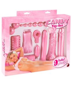 Candy Toy Set seksa rotaļlietu komplekti You2Toys Candy Toy Set 9 dalių sekso prekių rinkinys