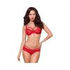 Obsessive Bra and String 860 Set Red