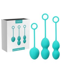 Nova Exercese Balls vaginālo lodīšu komplekti Svakom Nova Exercese Balls vaginaliniai kamuoliukai