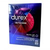 Durex Intense 20 vnt. prezervatyvų dėžutė