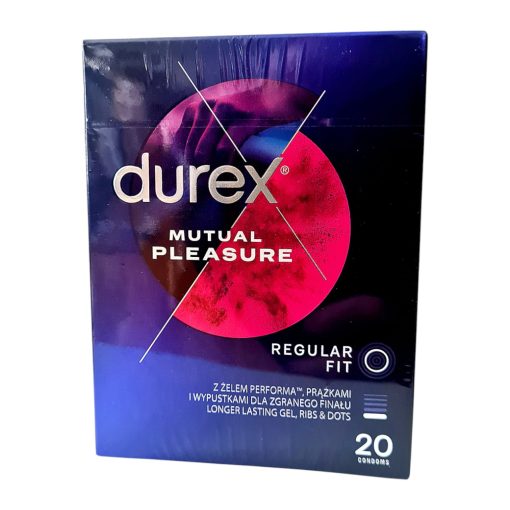 Mutual Pleasure 20 gab. durex prezervatīvi 2 Durex Mutual Pleasure 20 vnt. prezervatyvų dėžutė