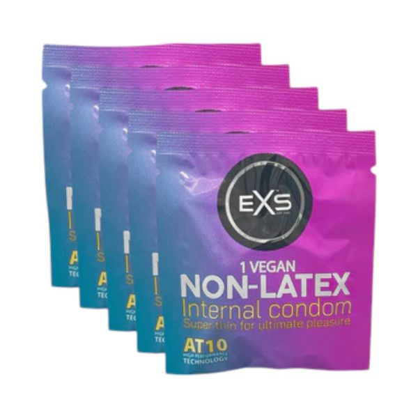 Non-Latex Internal Condom 1 gab. exs prezervatīvi EXS Non-Latex Internal Condom moteriškas prezervatyvai