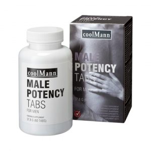 CoolMann Male Potency uztura bagātinātāji vīriešiem CoolMann Male Potency 60 tab. maisto papildas