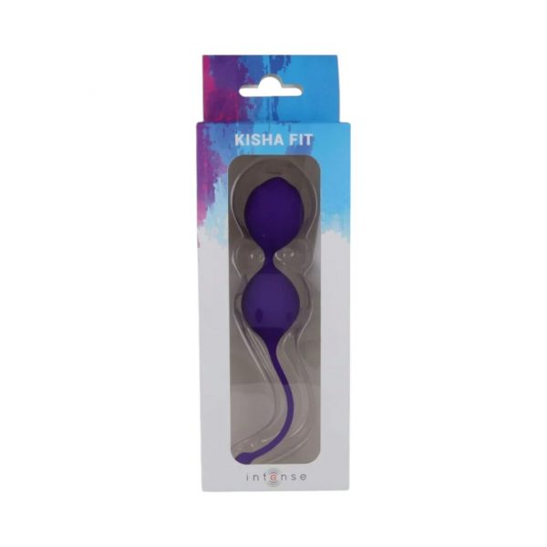 Intense Kisha Fit Purple vaginālās bumbiņas 1 Makšties kamuoliukai Intense Kisha