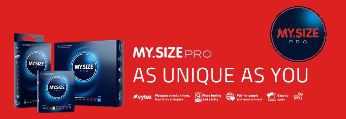 My.Size Pro 45 mm 10 gab. my.size pro prezervatīvi 1 My.Size PRO prekės ženklo puslapio iliustracija