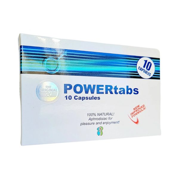 POWERtabs 10 gab. afrodiziaki POWERtabs 10 vnt. maisto papildas