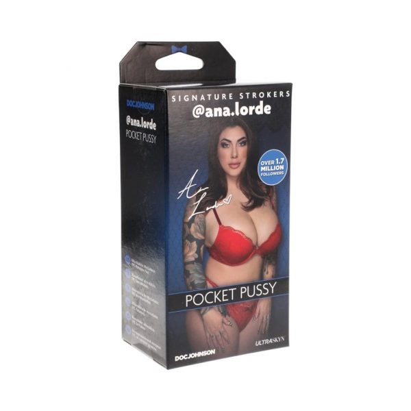 Pocket Pussy Ana Lorde kabatas vagīnas 1 Doc Johnson Pocket Pussy Ana Lorde masturbatorius