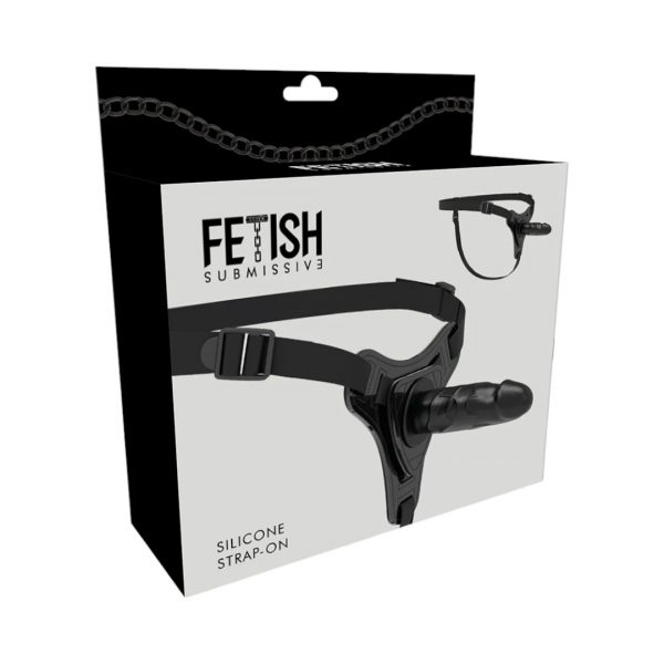 Silicone Strap-On strap on 1 Fetish Submissive Silicone Strap-On black strap-on dildo su diržais
