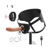 Fetish Submissive Strap-On M With Remote dildo su diržais ir nuototoliniu valdymo pulteliu